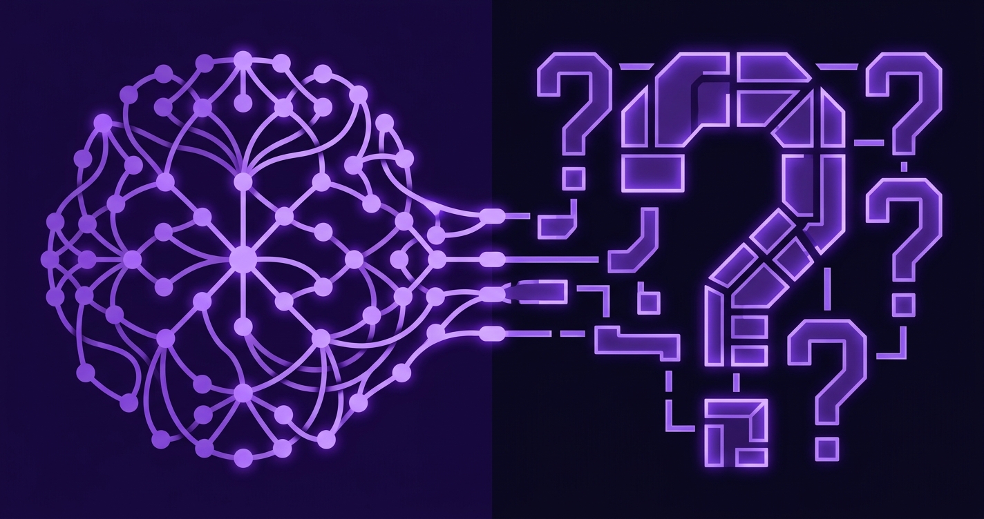 AI companion vs chatbot — two glowing interfaces side by side in dark space